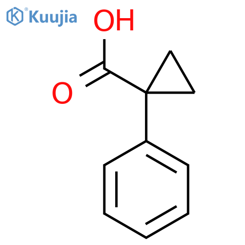 1-phenylcyclopropane-1-carboxylic acid structure