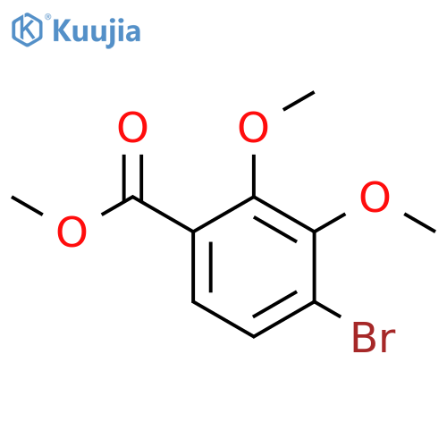 Benzoic acid, 4-bromo-2,3-dimethoxy-, methyl ester structure