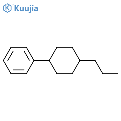 Benzene,(trans-4-propylcyclohexyl)- structure