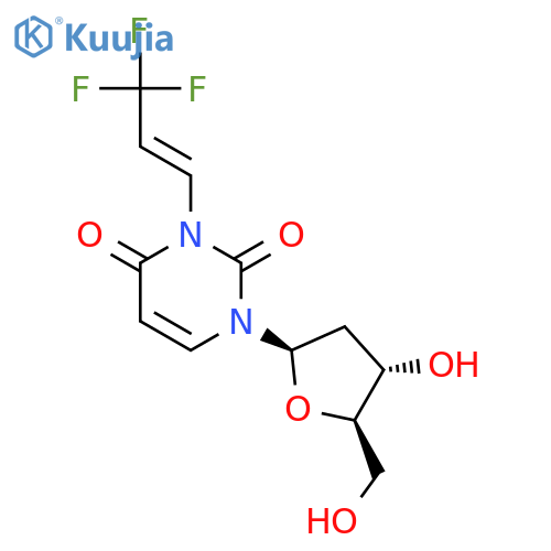 Uridine, 2'-deoxy-3-(3,3,3-trifluoro-1-propenyl)- structure