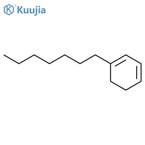 Cyclohexadiene, heptyl- structure