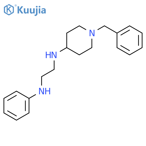 1,2-Ethanediamine, N-phenyl-N'-[1-(phenylmethyl)-4-piperidinyl]- structure