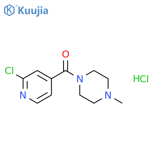 1-(2-Chloroisonicotinoyl)-4-methylpiperazinehydrochloride structure