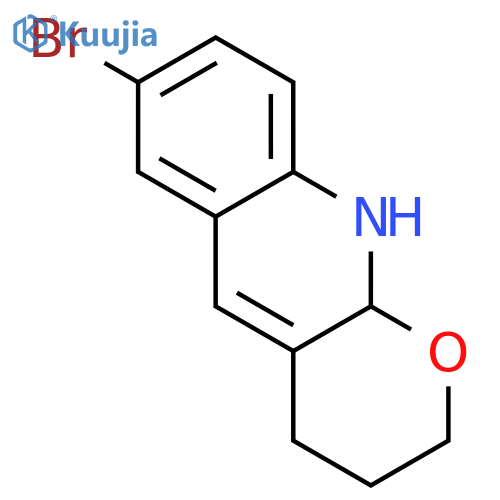 7-Bromo-3,4,10,10a-tetrahydro-2H-pyrano2,3-bquinoline structure