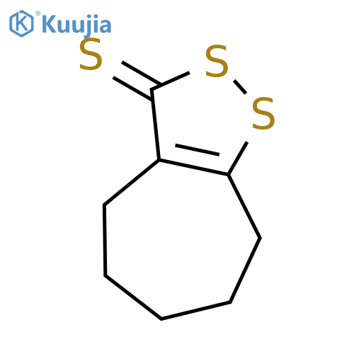 CYCLOHEPTA-1,2-DITHIOLE-3(4H)-THIONE, 5,6,7,8-TETRAHYDRO- structure