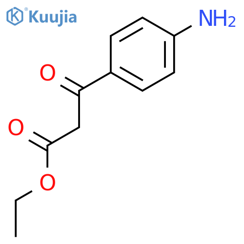 ethyl 3-(4-aminophenyl)-3-oxopropanoate structure