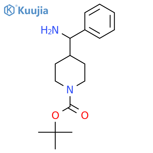1-Boc-4-amino(phenyl)methylpiperidine structure