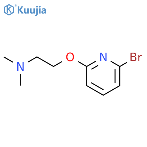 ETHANAMINE, 2-[(6-BROMO-2-PYRIDINYL)OXY]-N,N-DIMETHYL- structure