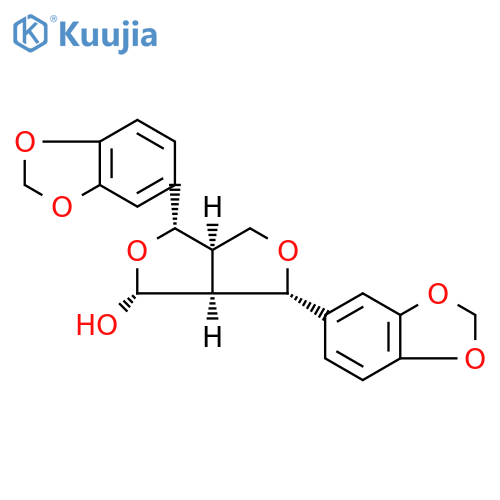 7,9':7',9-Diepoxy-8,8'-lignan-3,3',4,4',9-pentol; (7S,7'S,8S,8'R,9ξ)-form, 3,4:3',4'-Bis(methylene) ether structure