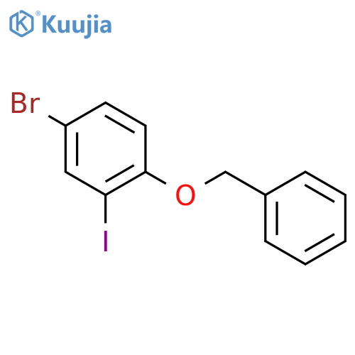 1-Benzyloxy-4-bromo-2-iodo-benzene structure