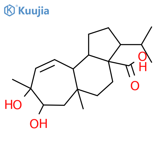 13,14-Dihydroxy-11-mulinen-20-oic acid; (13α,14α)-form structure