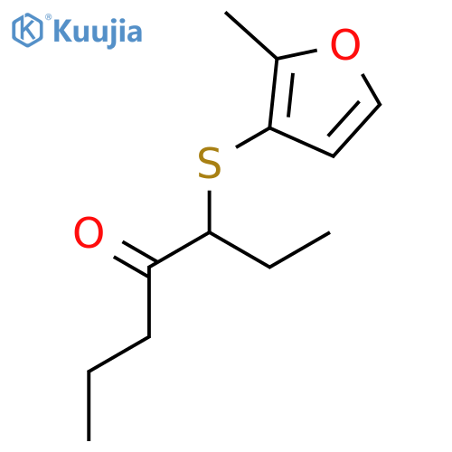 3-((2-Methylfuran-3-yl)thio)heptan-4-one structure
