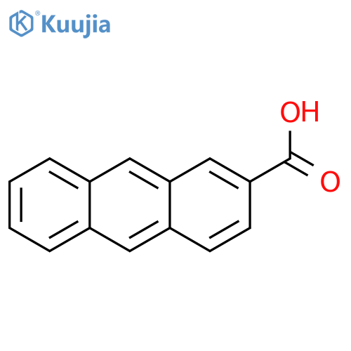 2-Anthracenecarboxylic acid structure