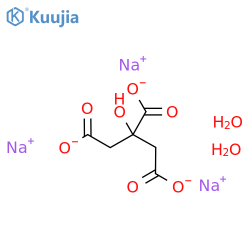 Sodium citrate dihydrate structure
