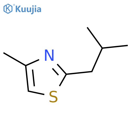 2-Isobutyl-4-methylthiazole structure