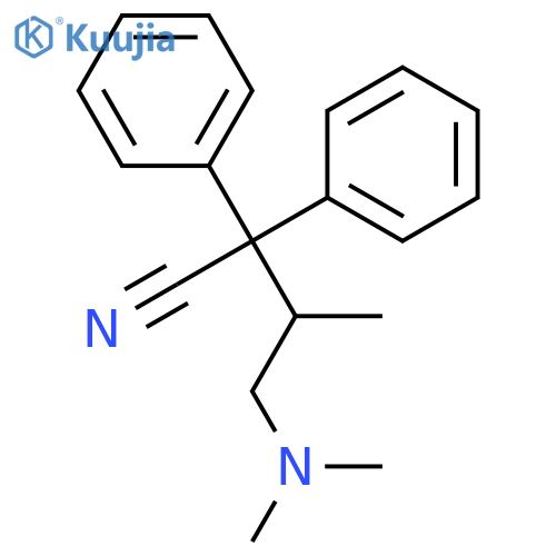 4-(+)-(Dimethylamino)-3-methyl-2,2-diphenyl-butyronitrile (Isodidiavalo) >90% structure