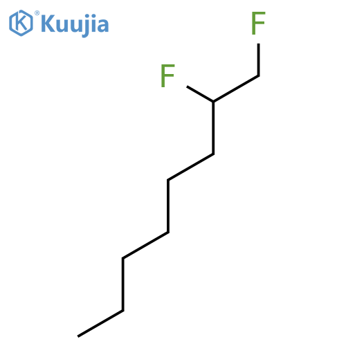 Octane, 1,2-difluoro- structure