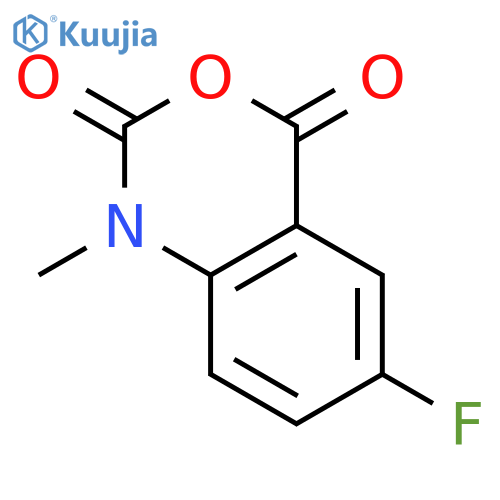 2H-3,1-Benzoxazine-2,4(1H)-dione, 6-fluoro-1-methyl- structure