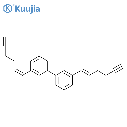 1,1'-Biphenyl, 3,3'-di-1-hexen-5-ynyl-, (E,Z)- (9CI) structure