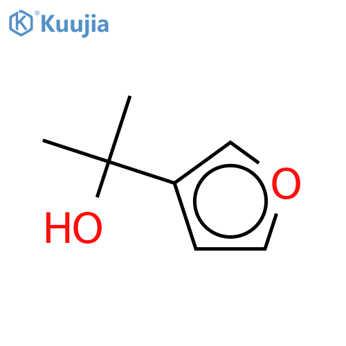 2-(furan-3-yl)propan-2-ol structure