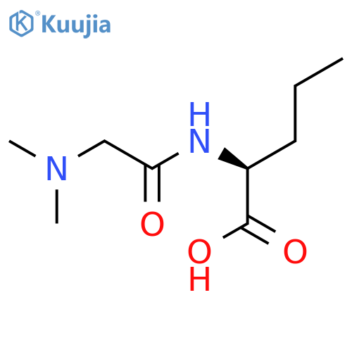 L-NORVALINE, N-(N,N-DIMETHYLGLYCYL)- structure