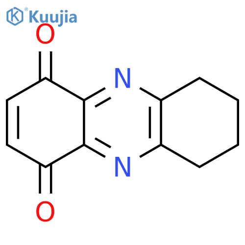 1,4-Phenazinedione, 6,7,8,9-tetrahydro- structure