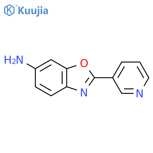 6-Benzoxazolamine, 2-(3-pyridinyl)- structure