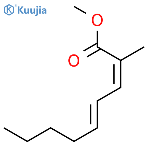 2,4-Nonadienoic acid, 2-methyl-, methyl ester, (E,E)- structure