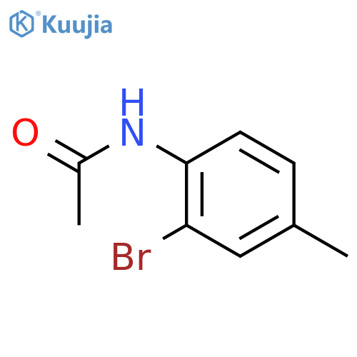 N-(2-Bromo-4-methylphenyl)acetamide structure