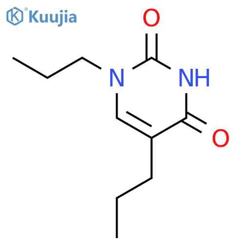 2,4(1H,3H)-Pyrimidinedione, 1,5-dipropyl- structure