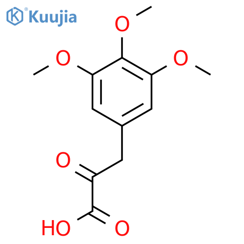Benzenepropanoic acid,3,4,5-trimethoxy-a-oxo- structure