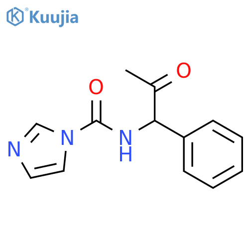 1H-Imidazole-1-carboxamide, N-(2-oxo-1-phenylpropyl)- structure