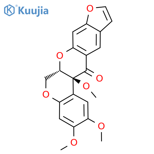 (6aS)-6aβ,13a-Dihydro-2,3,13aβ-trimethoxy[1]benzopyrano[3,4-b]furo[3,2-g][1]benzopyran-13(6H)-one structure