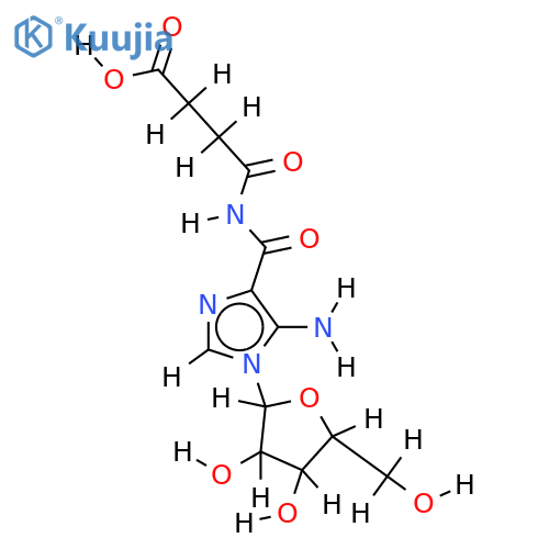 5-Amino-imidazol-carbonsaeure-(4)-succinylamid-ribosid structure
