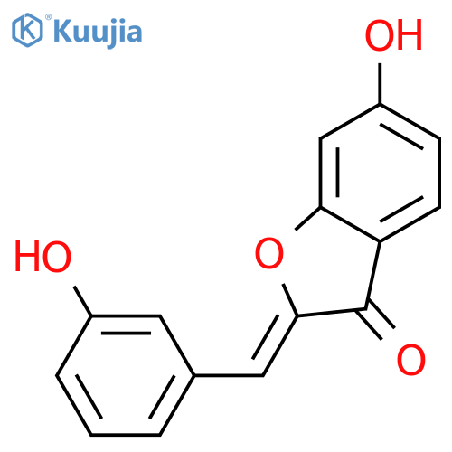 3(2H)-Benzofuranone, 6-hydroxy-2-[(3-hydroxyphenyl)methylene]- structure