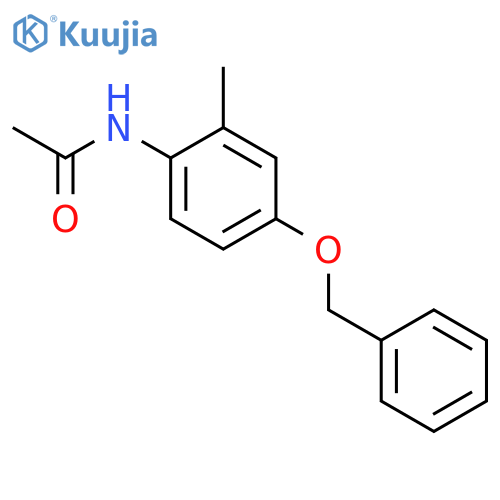 Acetamide, N-[2-methyl-4-(phenylmethoxy)phenyl]- structure