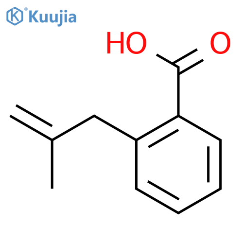 Benzoic acid, 2-(2-methyl-2-propenyl)- structure
