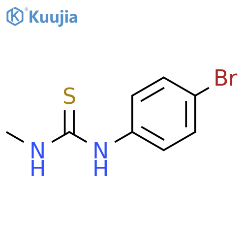 Thiourea, N-(4-bromophenyl)-N'-methyl- structure