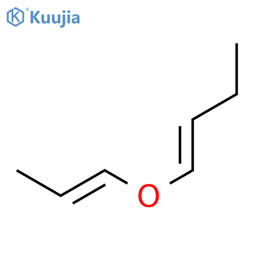 (e,e)(1-butenyl)(1-propenyl)ether structure