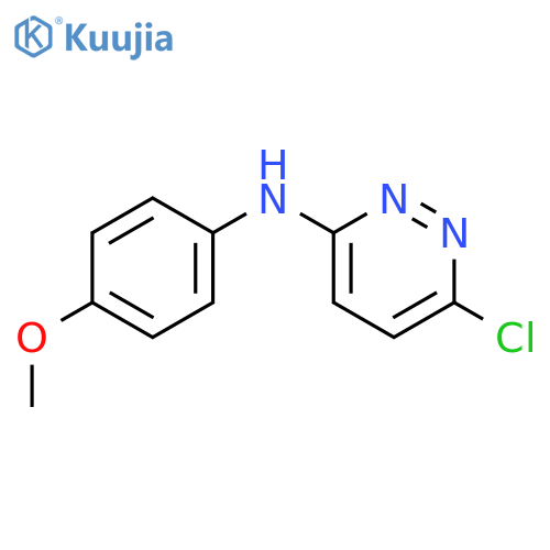 6-chloro-N-(4-methoxyphenyl)pyridazin-3-amine structure