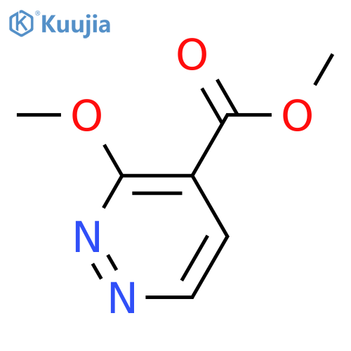 4-PYRIDAZINECARBOXYLIC ACID, 3-METHOXY-, METHYL ESTER structure