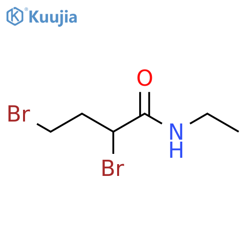 Butanamide, 2,4-dibromo-N-ethyl- structure