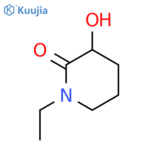 1-ethyl-3-hydroxy-2-Piperidinone structure