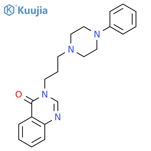 4(3H)-Quinazolinone, 3-[3-(4-phenyl-1-piperazinyl)propyl]- structure