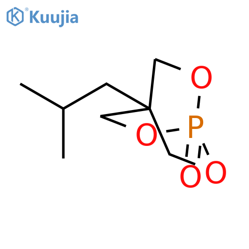 4-(2-methylpropyl)-2,6,7-trioxa-1-phosphabicyclo[2.2.2]octane 1-oxide structure