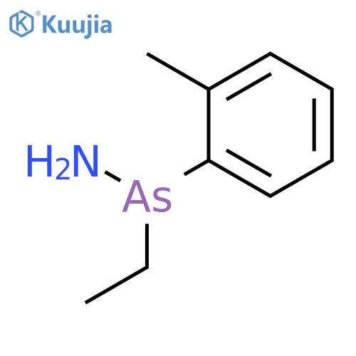 Arsinous amide, As-ethyl-As-(2-methylphenyl)- structure