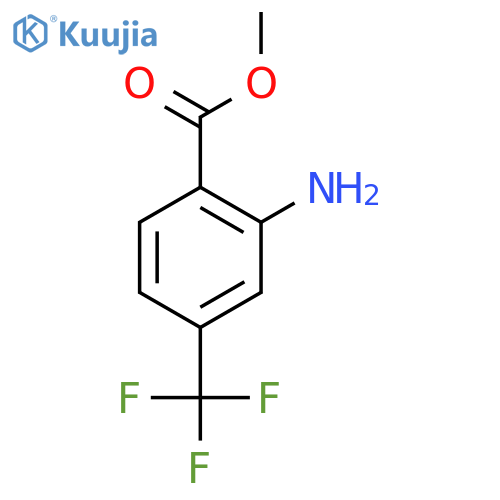 Methyl 2-amino-4-(trifluoromethyl)benzoate structure