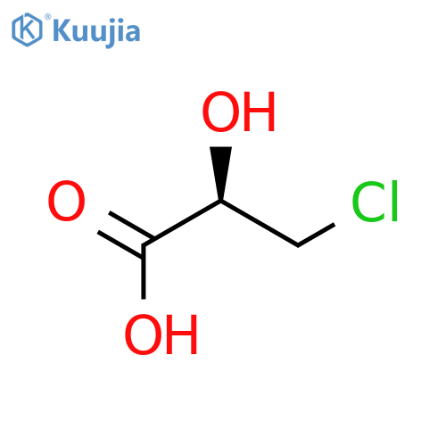 Propanoic acid,3-chloro-2-hydroxy-, (2R)- structure