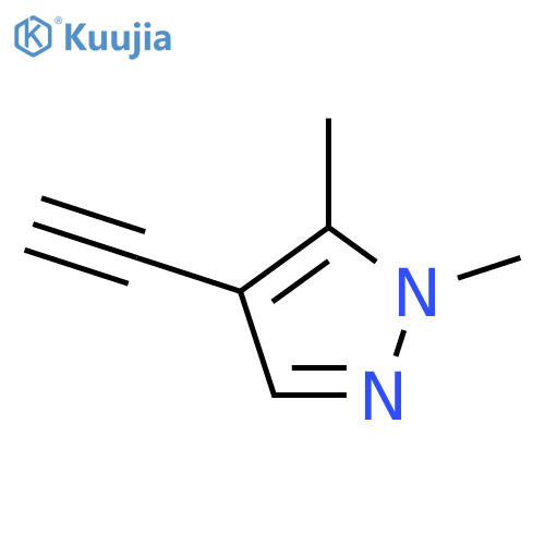 4-ethynyl-1,5-dimethyl-1H-pyrazole structure