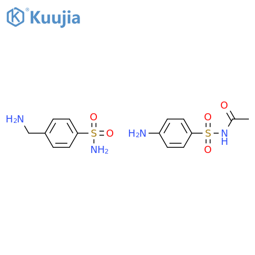 N-((4-Aminophenyl)sulfonyl)acetamide compound with 4-(aminomethyl)benzenesulfonamide (1:1) structure